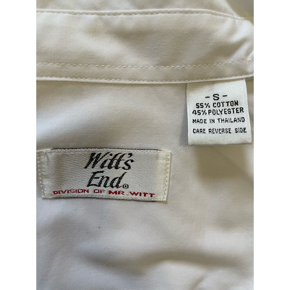 Vintage Chili Pepper Top, Witt's End, Button Up, Embroidered,‎ New Cond. Small - Picture 4 of 7